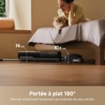 Aspirateur laveur sans fil Dreame H15 Pro FoamWash pour poils d’animaux