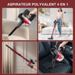 Aspirateur balai sans fil monmecd C702 : léger et polyvalent