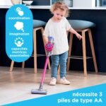 Aspirateur sans fil Casdon Dyson jouet interactif pour imiter les grands