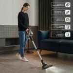 Aspirateur balai sans fil POWELL 2-en-1 : souple et pratique