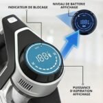 Aspirateur balai sans fil POWELL 2-en-1 : souple et pratique