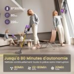 Aspirateur balai sans fil ISWEEPR X7 : puissant et endurant