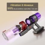 Aspirateur balai sans fil ISWEEPR X7 : puissant et endurant