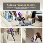 Aspirateur balai sans fil ISWEEPR X7 : puissant et endurant