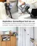 Aspirateur laveur sans fil Suirviz : 2-en-1 pratique pour sols et tapis