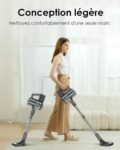 Aspirateur laveur sans fil Suirviz : 2-en-1 pratique pour sols et tapis