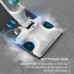Nettoyeur vapeur Rowenta RY7757WH : aspire et lave tous les sols