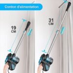 Aspirateur balai avec fil Générique 600W : léger et pratique