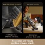 Aspirateur balai sans fil Dreame V20 : précis le long des bords