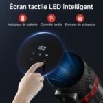 Aspirateur balai sans fil VENHIDELY : endurant et efficace partout