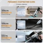 Aspirateur à main sans fil RABIGALA 4 en 1 : puissant et polyvalent