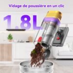 Aspirateur balai sans fil Vistefly V15 Ultra : puissant et endurant
