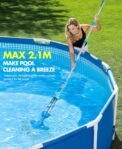 Aspirateur spa sans fil LanBlu à perche télescopique, 90 min d’autonomie