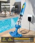 Aspirateur spa sans fil LanBlu à perche télescopique, 90 min d’autonomie