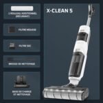 Aspirateur laveur sans fil Rowenta X-Clean5 avec auto-nettoyage et séchage