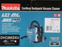 Aspirateur dorsal sans fil professionnel Makita DVC265ZXU 36 V