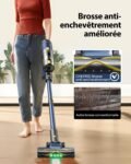 Aspirateur balai sans fil CHEFREE GreenEye, puissant et anti-nœuds