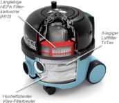 Aspirateur traîneau anti-allergène Numatic Henry Allergy HVA160-11