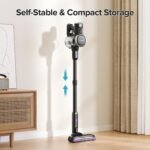 Aspirateur balai sans fil autoportant Lubluelu, 50 min et batterie amovible