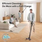 Aspirateur balai sans fil autoportant Lubluelu, 50 min et batterie amovible