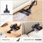Aspirateur balai sans fil autoportant Lubluelu, 50 min et batterie amovible