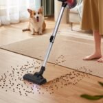 Aigostar aspirateur balai 2 en 1 avec fil 600W : léger et polyvalent