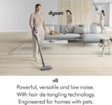 Aspirateur balai sans fil silencieux Dyson V8 Advanced, léger et polyvalent | autonomie 40 min