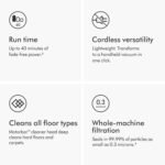 Aspirateur balai sans fil silencieux Dyson V8 Advanced, léger et polyvalent | autonomie 40 min