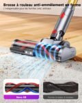 Aspirateur balai sans fil Pdgrid 680W, puissant et endurant