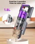 Aspirateur balai sans fil Pdgrid 680W, puissant et endurant