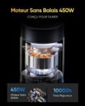 Aspirateur balai sans fil Vexilar V12 : puissant et efficace sur tapis