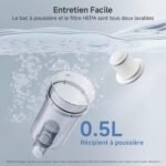 Aspirateur balai 2 en 1 filaire SIMPLUS, léger et pratique au quotidien