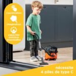 Aspirateur Henry enfant Casdon, jouet fonctionnel avec légère aspiration