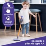 Aspirateur jouet sans fil Casdon Dyson : un modèle réaliste dès 3 ans