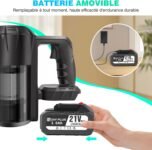 Aspirateur balai sans fil VickyHome 4 en 1 : léger et endurant | autonomie 65 min