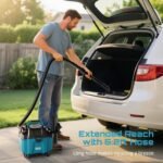 Aspirateur eau et poussière sans fil Seesii 10 L pour atelier et voiture