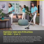 Aspirateur balai sans fil RYOBI RSVS18BL Brushless pour maison et atelier