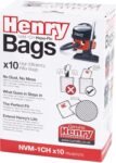 Sacs d’aspirateur Henry Numatic NVM-1CH HepaFlo, lot de 10 compatibles