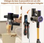 Aspirateur balai sans fil Zynet S9 : puissant et pratique au quotidien