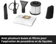 Aspirateur eau et poussière sans fil Einhell TP-VC 18/10 Li BL compact
