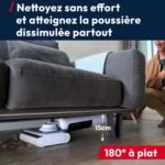 Aspirateur laveur sans fil Hoover HW400 : puissant et maniable à plat