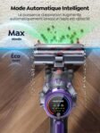 Aspirateur balai sans fil silencieux SMOTURE VAC02, 50 kPa et 65 min