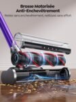 Aspirateur balai sans fil silencieux SMOTURE VAC02, 50 kPa et 65 min