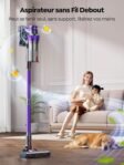 Aspirateur balai sans fil silencieux SMOTURE VAC02, 50 kPa et 65 min