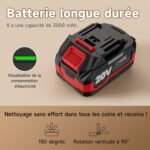 Aspirateur balai sans fil TEENO 150W, pratique pour voiture et maison
