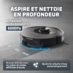Robot aspirateur laveur Rowenta X-PLORER Serie 85 à navigation laser
