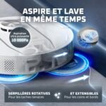 Robot aspirateur laveur avec station Rowenta X-PLORER Serie 580 Max