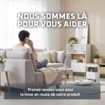 Robot aspirateur laveur avec station Rowenta X-PLORER Serie 580 Max