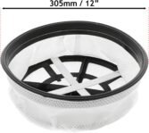 Filtre rond microfibre Spares2go 12 pouces pour aspirateur Henry