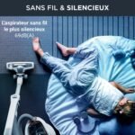 Aspirateur balai sans fil silencieux Rowenta X-Ô 160, puissant et léger